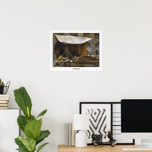 Poster d'art Jean-Léon Gérôme Zedign #287 (Bureau à domicile)