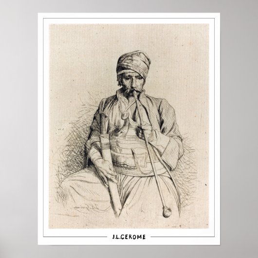 Poster d'art Jean-Léon Gérôme Zedign #345 (Devant)