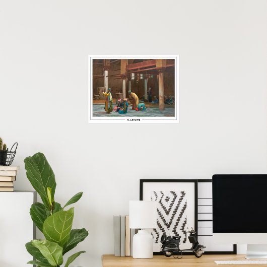 Poster d'art Jean-Léon Gérôme Zedign #350 (Bureau à domicile)
