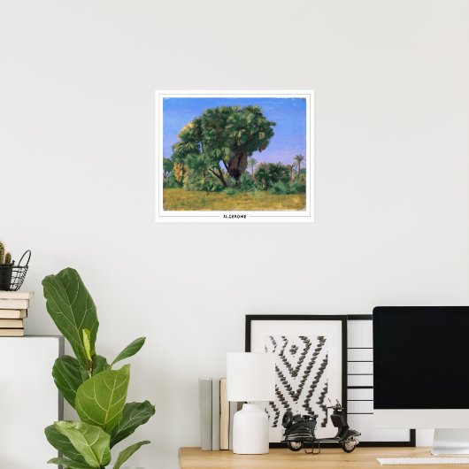 Poster d'art Jean-Léon Gérôme Zedign #353 (Bureau à domicile)