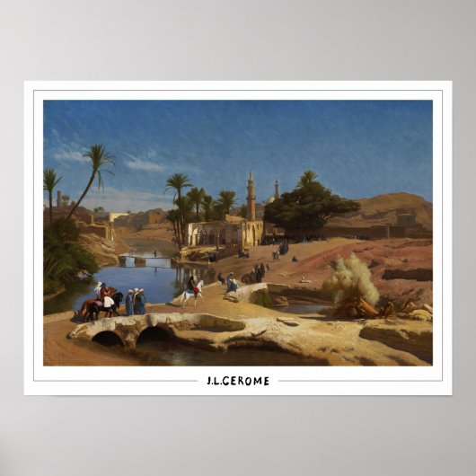 Poster d'art Jean-Léon Gérôme Zedign #79 (Devant)