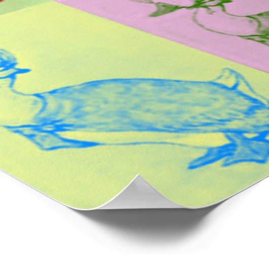 Poster d'art Jemima Puddle-Duck Pop (Coin)