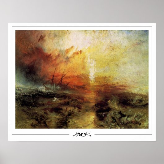 Poster d'art JMW Turner Zedign #133-2 (Devant)