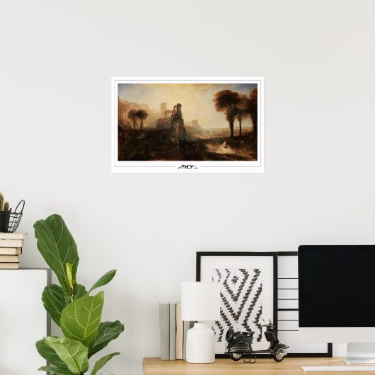 Poster d'art JMW Turner Zedign #164-3 (Bureau à domicile)
