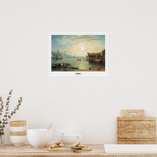 Poster d'art JMW Turner Zedign #18-2 (Cuisine)
