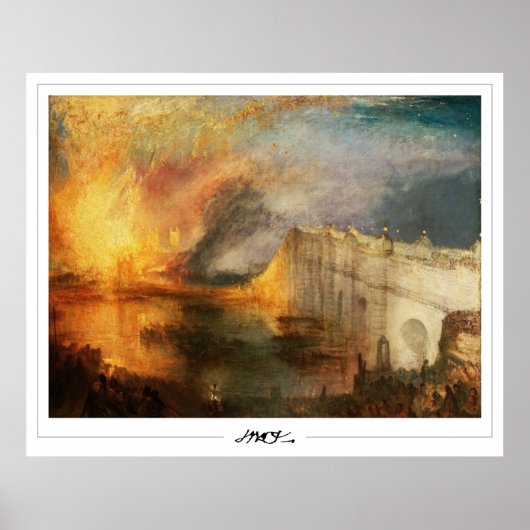 Poster d'art JMW Turner Zedign #19-3 (Devant)