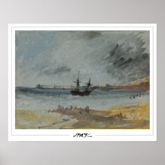 Poster d'art JMW Turner Zedign #21-3 (Devant)