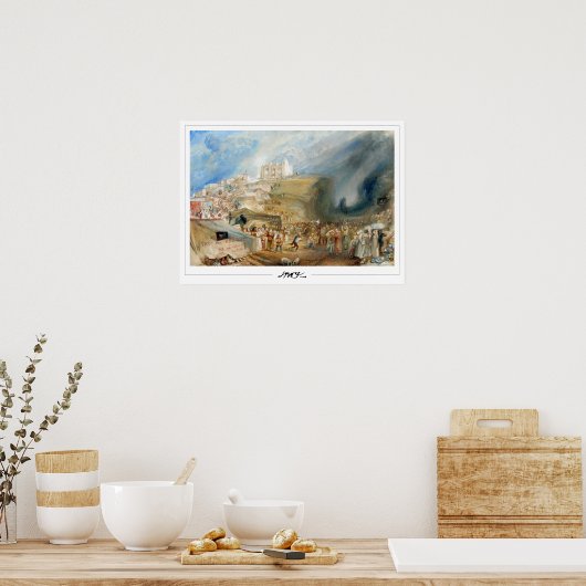 Poster d'art JMW Turner Zedign #27-3 (Cuisine)