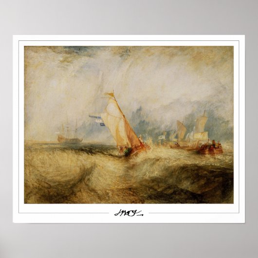 Poster d'art JMW Turner Zedign #32 (Devant)