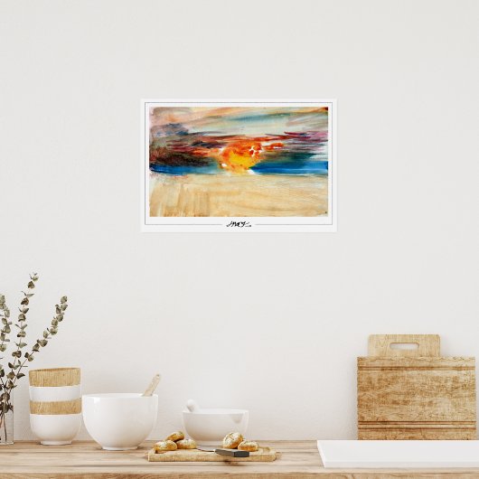 Poster d'art JMW Turner Zedign #326 (Cuisine)