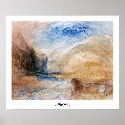 Poster d'art JMW Turner Zedign #362-3 (Devant)