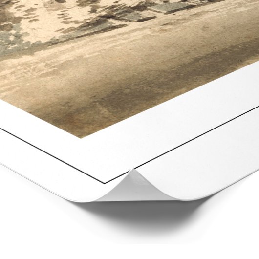 Poster d'art JMW Turner Zedign #365 (Coin)