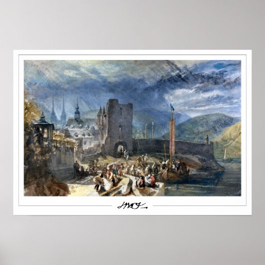 Poster d'art JMW Turner Zedign #42-2 (Devant)
