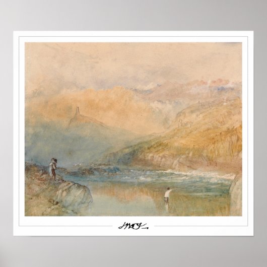 Poster d'art JMW Turner Zedign #467-2 (Devant)