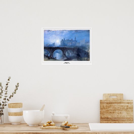 Poster d'art JMW Turner Zedign #48 (Cuisine)