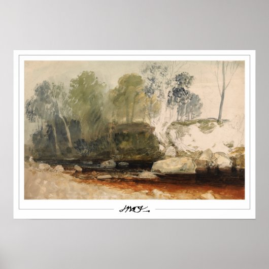 Poster d'art JMW Turner Zedign #520-2 (Devant)
