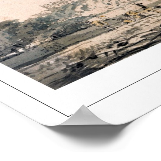 Poster d'art JMW Turner Zedign #566-3 (Coin)