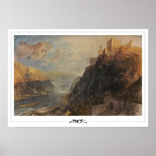 Poster d'art JMW Turner Zedign #7 (Devant)