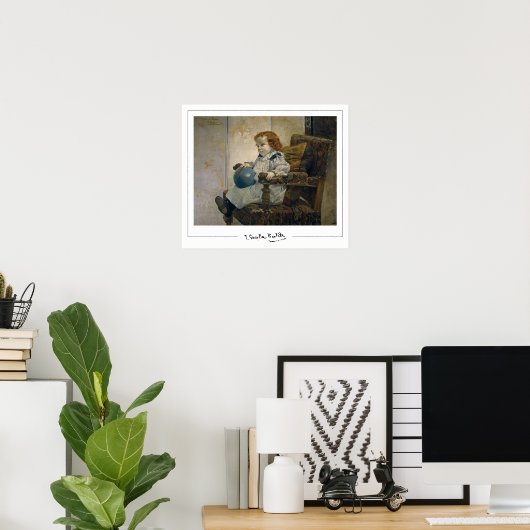 Poster d'art Joaquín Sorolla Zedign #15 (Bureau à domicile)