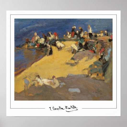 Poster d'art Joaquín Sorolla Zedign #2 (Devant)