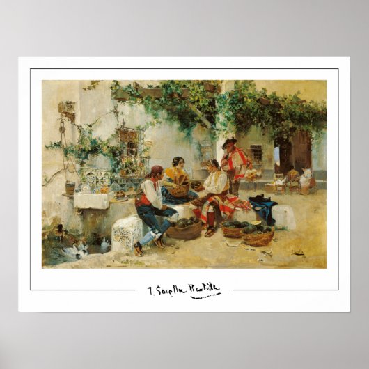 Poster d'art Joaquín Sorolla Zedign #442 (Devant)