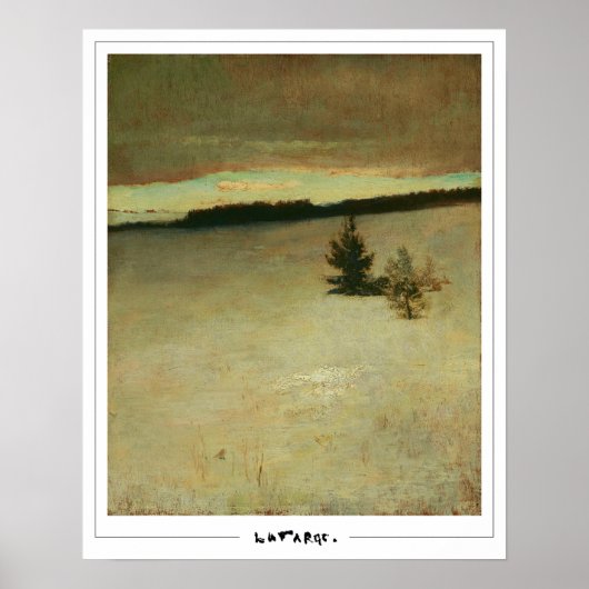 Poster d'art John La Farge Zedign #122 (Devant)