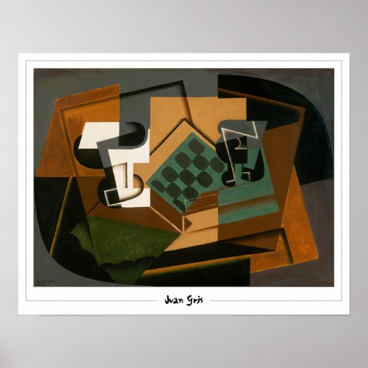 Poster d'art Juan Gris Zedign #163 (Devant)
