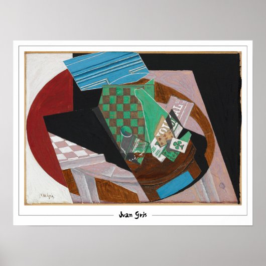 Poster d'art Juan Gris Zedign #164 (Devant)