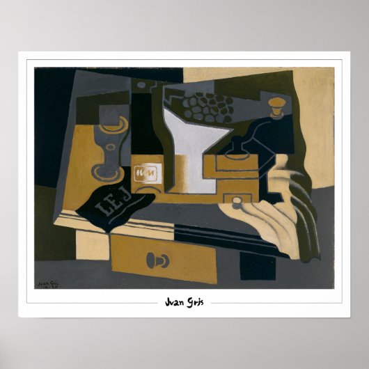 Poster d'art Juan Gris Zedign #185 (Devant)