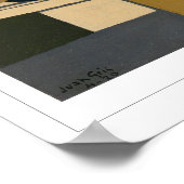 Poster d'art Juan Gris Zedign #185 (Coin)