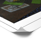 Poster d'art Juan Gris Zedign #242 (Coin)