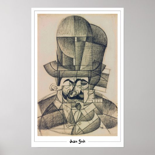 Poster d'art Juan Gris Zedign #322 (Devant)