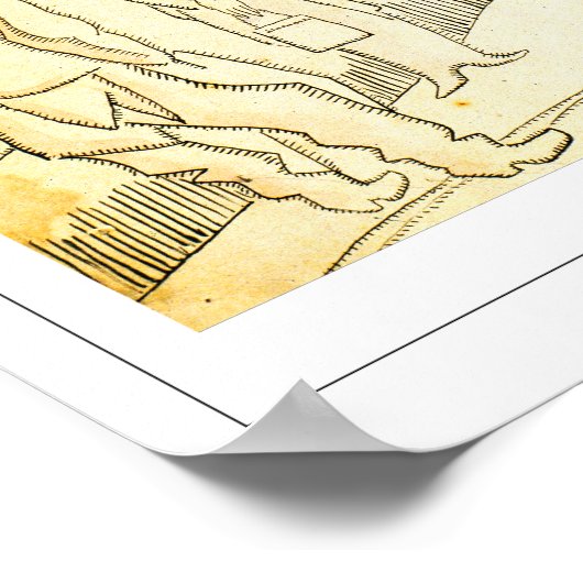 Poster d'art Juan Gris Zedign #72 (Coin)