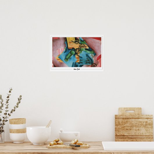 Poster d'art Juan Gris Zedign #77 (Cuisine)