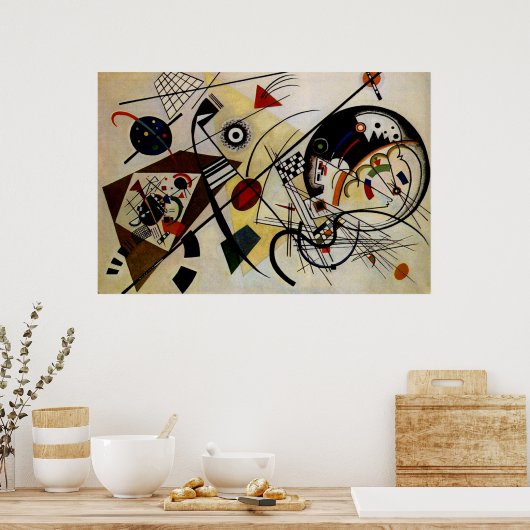 Poster d'art Kandinsky Transverse Unbreakline (Cuisine)