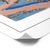 Poster d'art Katsushika Hokusai Zedign #46 (Coin)