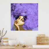 Poster d'art Lady Merlot (Cuisine)