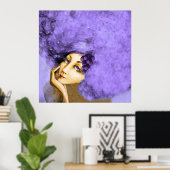 Poster d'art Lady Merlot (Bureau à domicile)