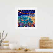 Poster d'art : Lanterns & Lights, Mousehole, Corno (Cuisine)