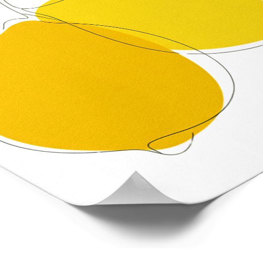 Poster d'art Lemon Line (Coin)