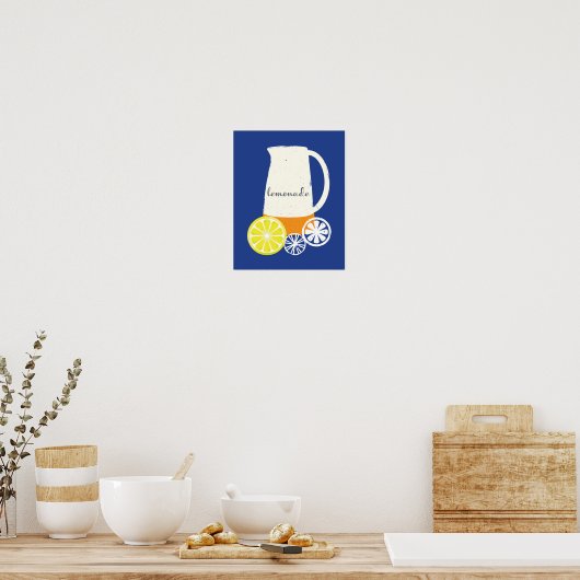 Poster d'art Lemonade Pitcher (Cuisine)