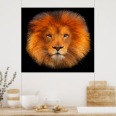 Poster d'art Lion's Mane (Cuisine)