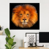 Poster d'art Lion's Mane (Bureau à domicile)