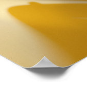 Poster d'Art Liquide Golden Whirlwind (Coin)