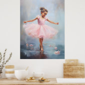 Poster d'art Little Ballerina (Cuisine)