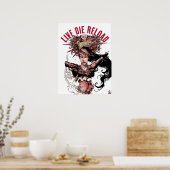 Poster d'art Live Die Reload (Cuisine)