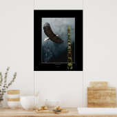 Poster d'art Loups, Aigle et Totem (Cuisine)