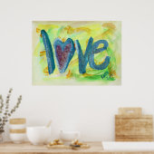 Poster d'art Love Fresh Spring Painting Imprimer (Cuisine)