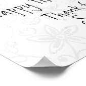 Poster d'art Maman mignonne Calligraphie (Coin)