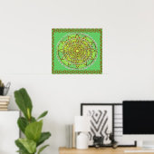 Poster d'art Mandala (Bureau à domicile)